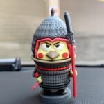 Chicken You're So Beautiful Figurine Cai Xukun IKUN Doll Little Blackie Parody KunKun Creative Doll Model Car Ornament