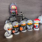 Chicken You're So Beautiful Figurine Cai Xukun IKUN Doll Little Blackie Parody KunKun Creative Doll Model Car Ornament - Image 2