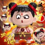 Cross-border Bestseller Nezha Face-Changing Rope Keychain Figurine Toy Keychain Claw Machine Gift Wholesale - Image 2